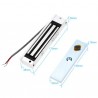 RFID Door Access Control System Kit DIY +180KG Electric Magnetic Lock+ 10pcs Rfid Keyfobs tags + Power Supply + Exit Button