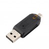2 in 1 USB OTG Card Reader Micro USB OTG TF/SD Card Reader