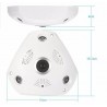 VR360 Camera P2P IP Wifi DV 3MP Fish Eye Panoramic 1080P WIFI PTZ CCTV