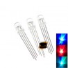 ليد 5ملي 3 ألوان مهبط مشترك LED RGB+ RED GREEN BLUE 5mm 4P