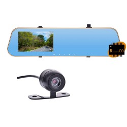 Vehicle Blackbox DVR 4.3 Inch Full HD 1080P, Mirror Car Camera