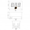 حساس حرارة رقمي XH-B302