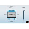 0.96 inch OLED Display 128*64 pixels Blue - I2C شاشة