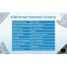 0.96 inch OLED Display 128*64 pixels Blue - I2C شاشة