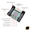 Battery Capacity Tester for 18650 Lithium Battery Voltage Current Indicator 1.77in TFT