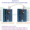 DC 12V 24V 16 Input 16 Output RS485 Remote Control Switch PLC IO expansion Board 03 06 16 Modbus RTU Module