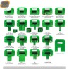 Full Set BDM Probe Adapters – 22pcs for KTAG / KESS / KTM / Dimsport ادابترات