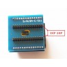 تحويلة قاعدة معالج - TQFP32 QFP32 / LQFP32 TO DIP28 adapter socket ATMEL