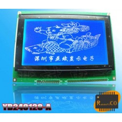240x128 graphic LCD display...