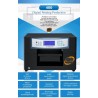 CMYK digital color printing machine solvent flatbed inkjet printer