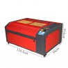 CNC LASER CO2 80W 90x60cm