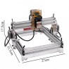 آلة CNC - آلة حرق بالليز 0.5 واط ضوئي مقاس 12*22 سم