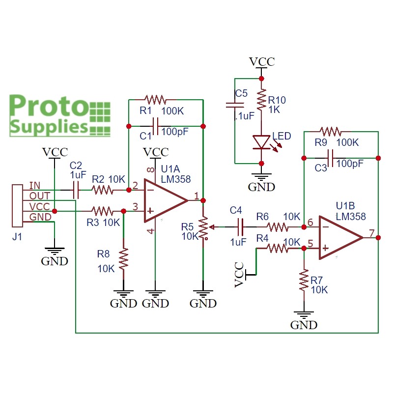 Operational Amplifier Module LM358 Operational Amplifier Module